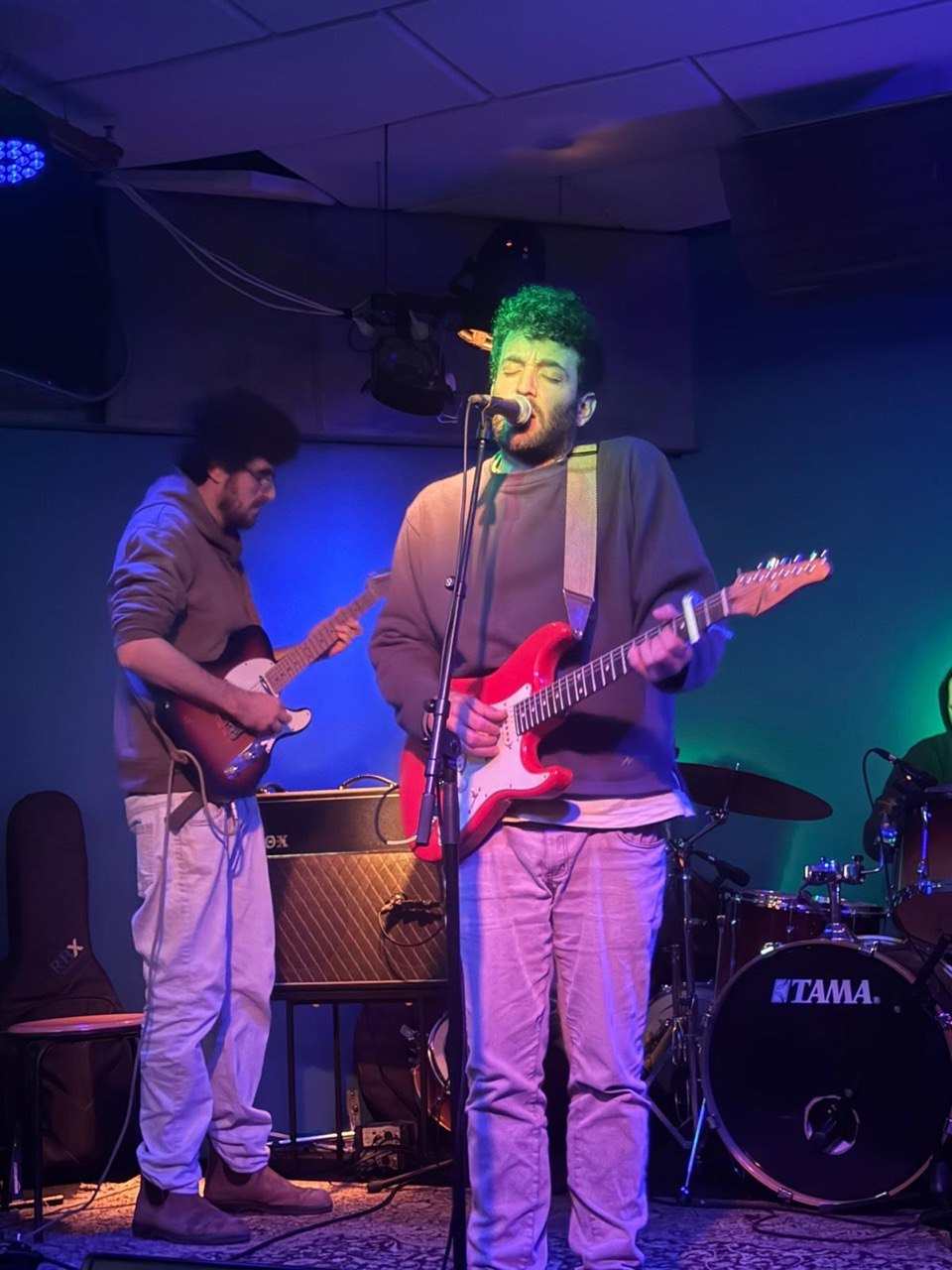Avi Granit performing live with his guitar